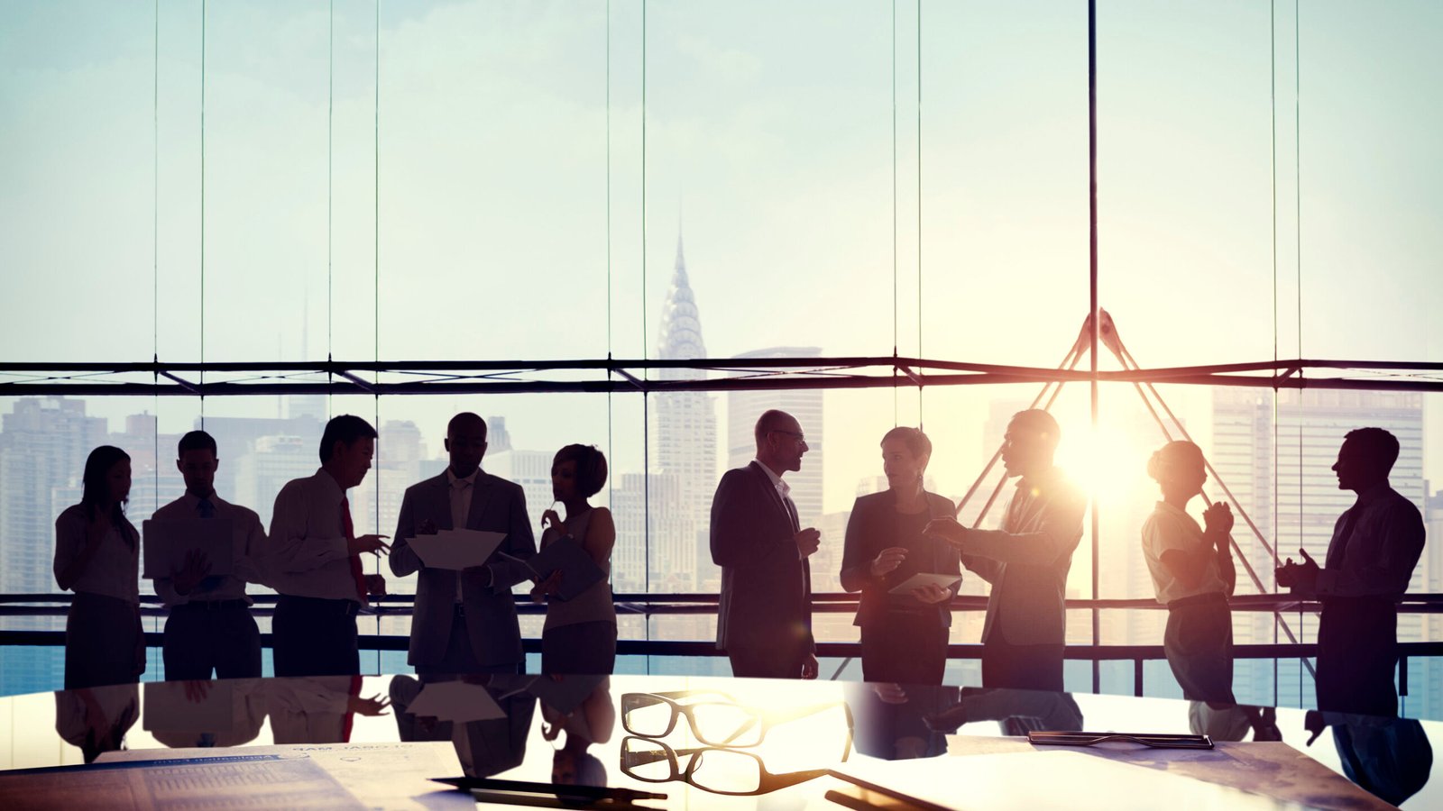 US corporate executives discussing energy strategy amid rising electricity costs